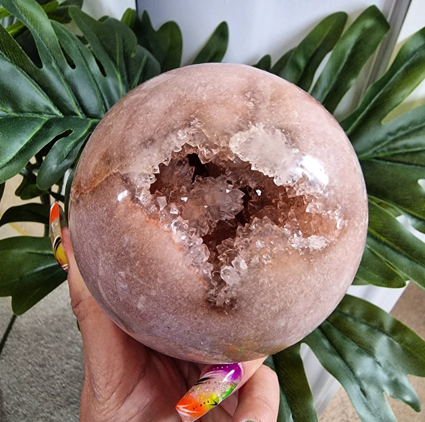 Pink Amethyst Sphere
