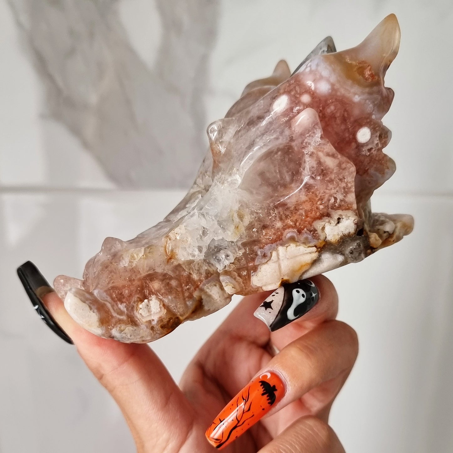Flower Agate Dragon