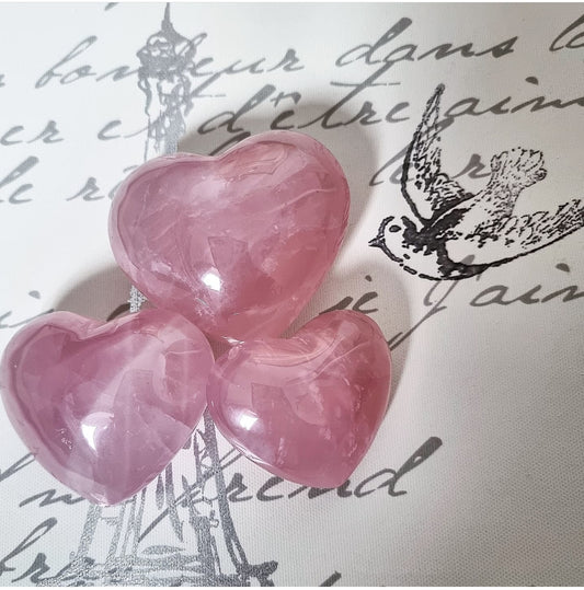 Rose Quartz Heart