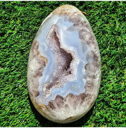 Agate Amethyst Geode Quartz Egg