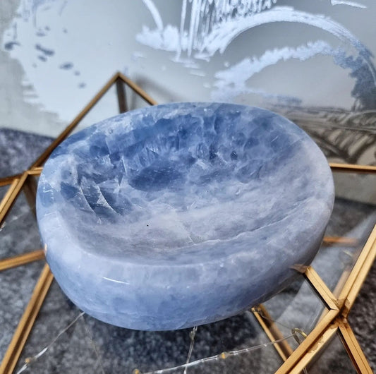 Blue Calcite Dish