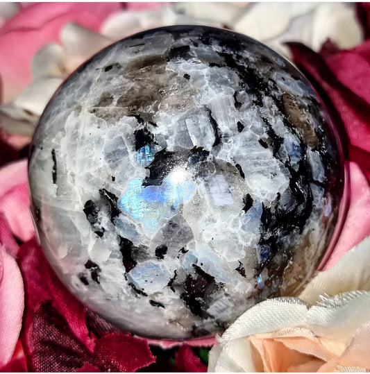 Rainbow Moonstone Sphere