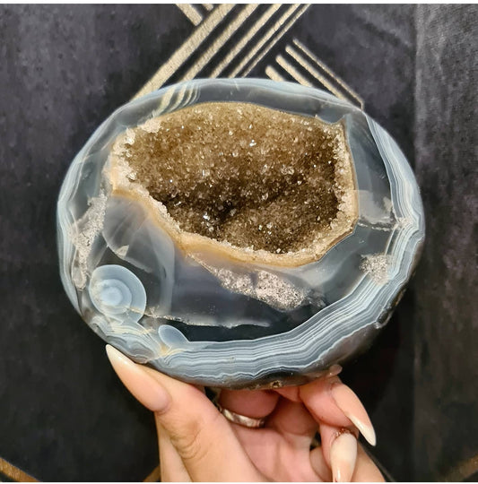 Druzy Agate Geode Free Form