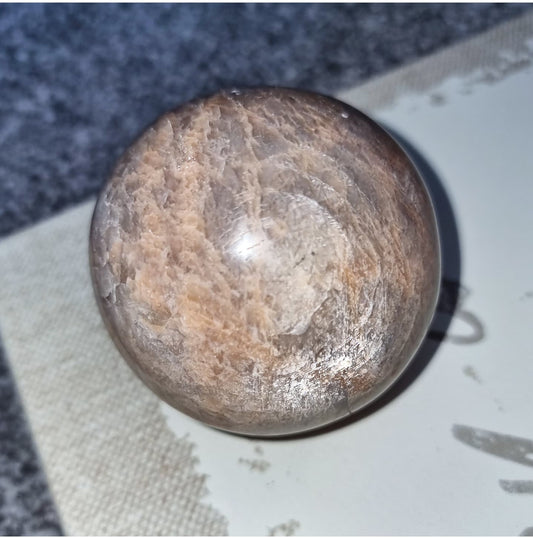 Peach Moonstone Sphere