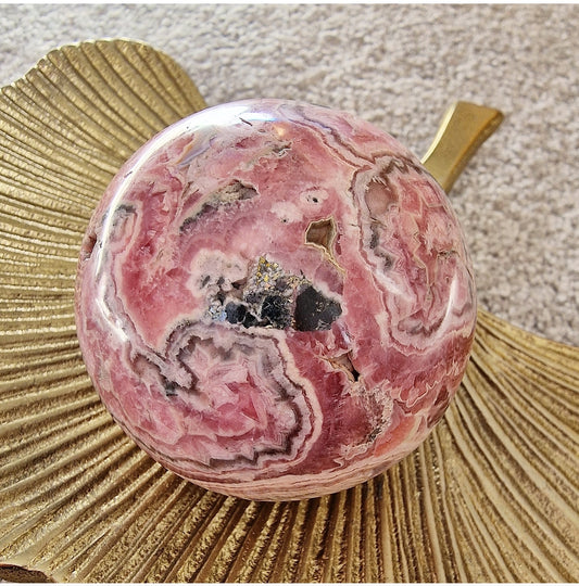 Rhodochrosite Sphere