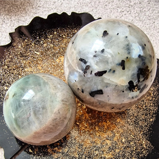 Green Moonstone Sphere